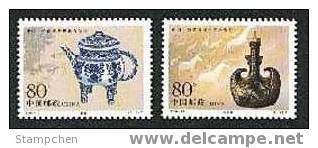 China 2000-13 Pottery Stamps Teapot Joint With Kazakhstan Horse - Ongebruikt