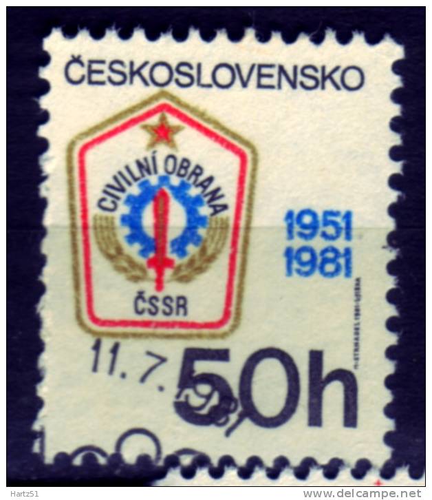 Tchécoslovaquie, CSSR : N° 2449 (o) - Oblitérés