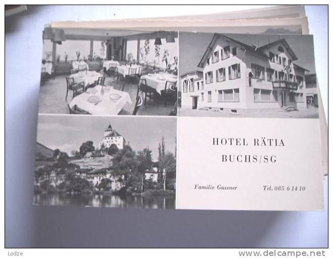 Zwitserland Suisse Schweiz SG Buchs Hotel Rätia - Buchs