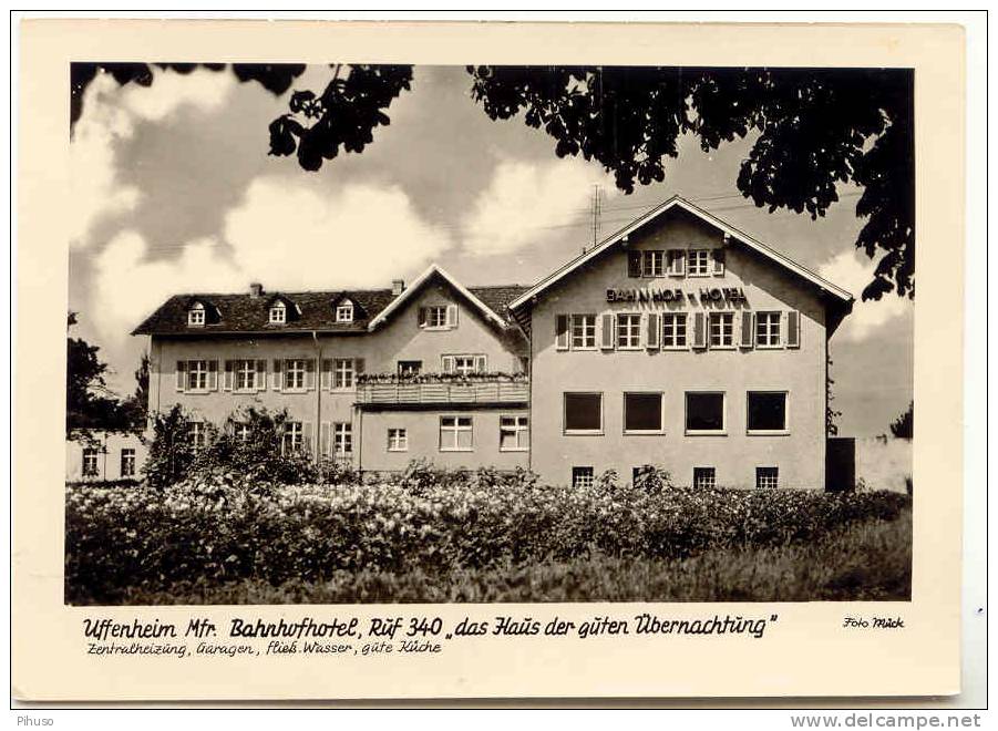 D423    UFFENHEIM/BAD WINDSHEIM : Bahnhofhotel - Bad Windsheim