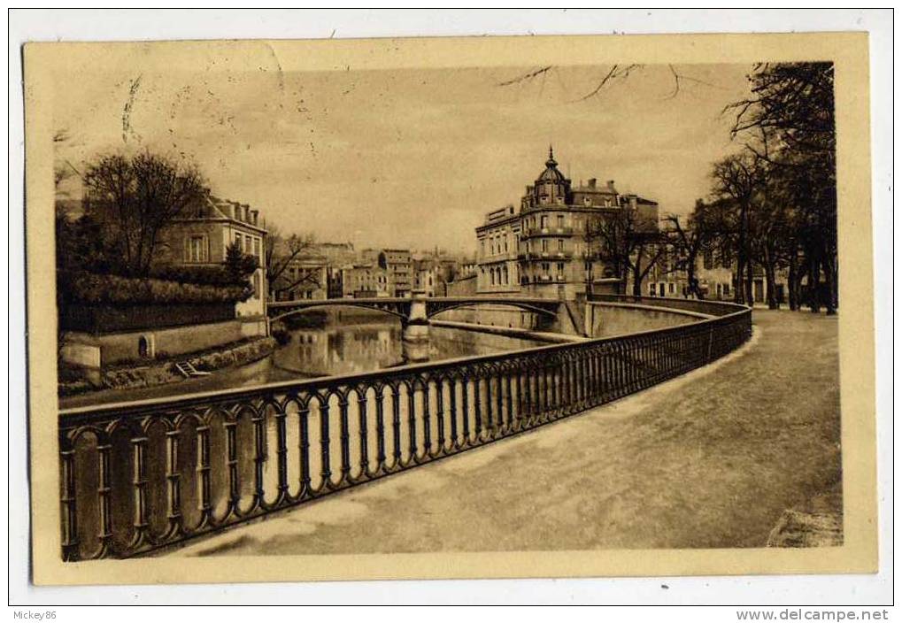 VERDUN--1937- La Meuse Et Promenade De La Digue  éd CHS - Verdun