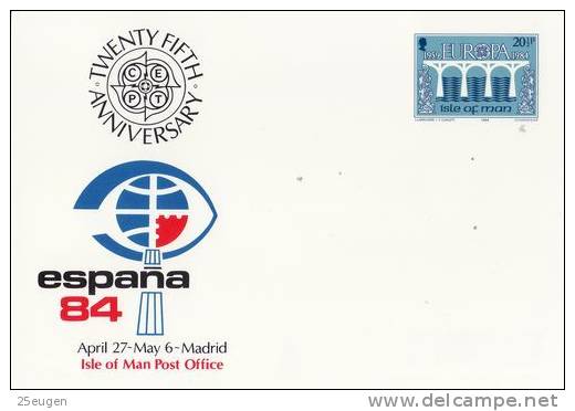ISLE OF MAN  1984 EUROPA CEPT POSTCARD MNH - 1984