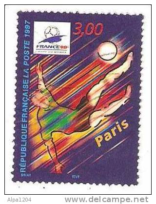 TIMBRE FRANCE ANNEE 1997 "Coupe Du Monde De Football France 98 - Paris" OBLITERE - Briefe U. Dokumente