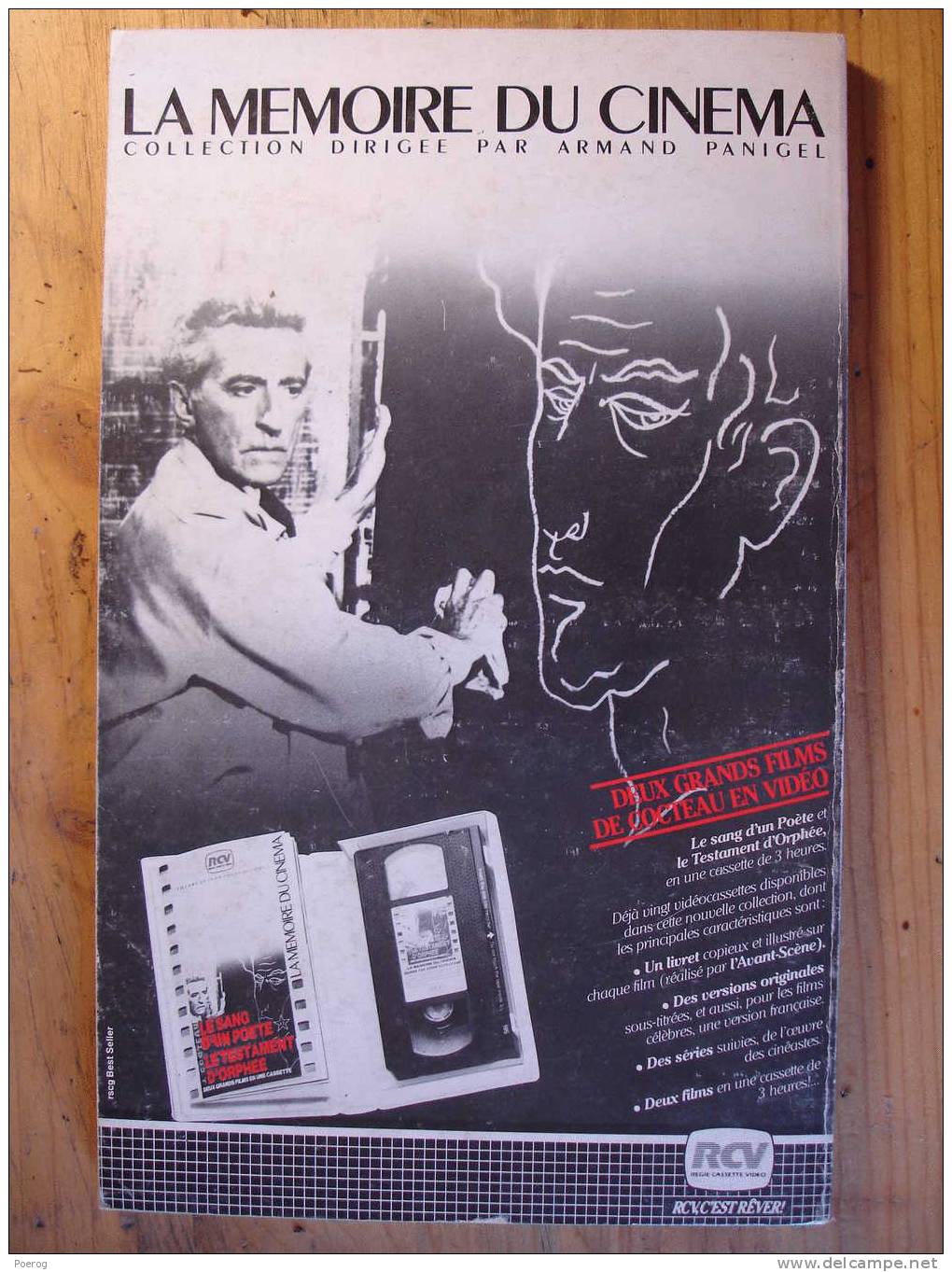 REVUE L´ AVANT SCENE CINEMA - N°307-308 - MAI 1983 - JEAN COCTEAU LE SANG D´ UN POETE LE TESTAMENT D´ ORPHEE Monographie - Cine