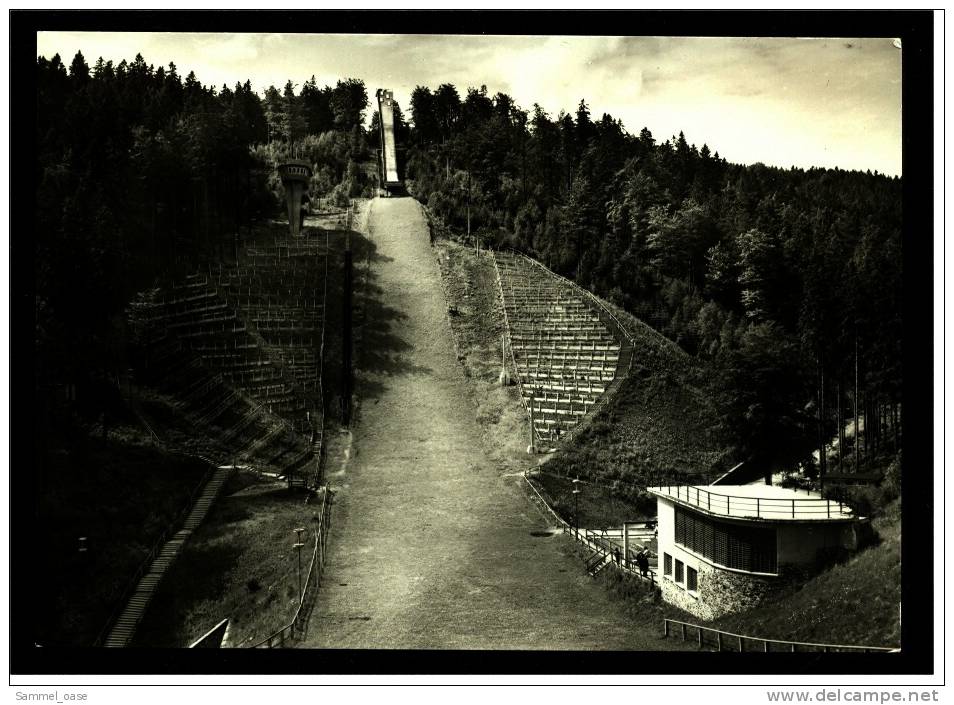 Große Aschberg - Schanze  -  Sprungschanze  Klingenthal / Sachsen  -   Ansichtskarte Ca.1968    (178) - Auerbach (Vogtland)