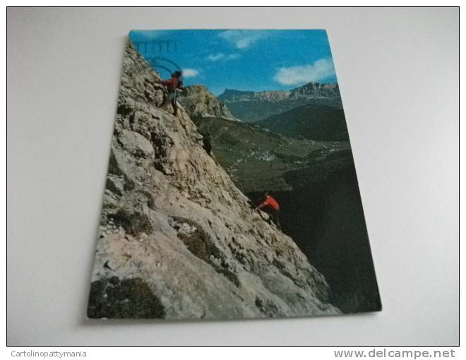 Via Ferrata Brig. Tridentina Al Pisciadù Sella Verso Colfosco E Corvara  Bolzano - Climbing