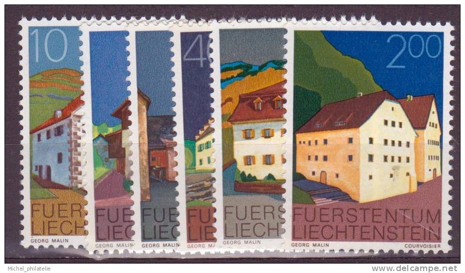 ⭐ Liechtenstein - YT N° 641 à 646 ** - Neuf Sans Charnière - 1978 ⭐ - Neufs