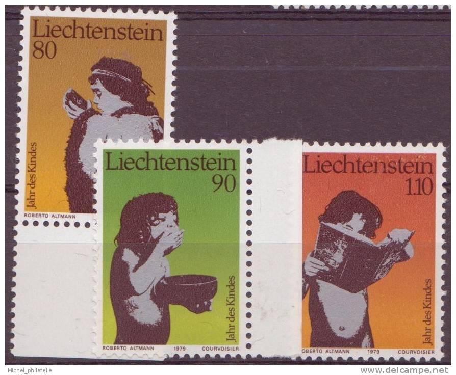 ⭐ Liechtenstein - YT N° 666 à 668 ** - Neuf Sans Charnière - 1979 ⭐ - Neufs