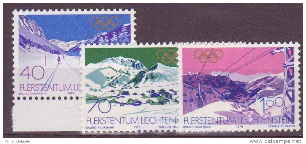 ⭐ Liechtenstein - YT N° 679 à 681 ** - Neuf Sans Charnière - 1979 ⭐ - Ungebraucht