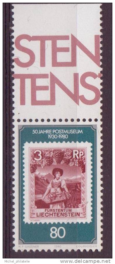 ⭐ Liechtenstein - YT N° 691 ** - Neuf Sans Charnière - 1980 ⭐ - Unused Stamps