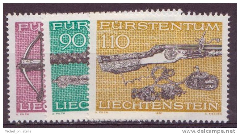 ⭐ Liechtenstein - YT N° 692 à 694 ** - Neuf Sans Charnière - 1980 ⭐ - Neufs