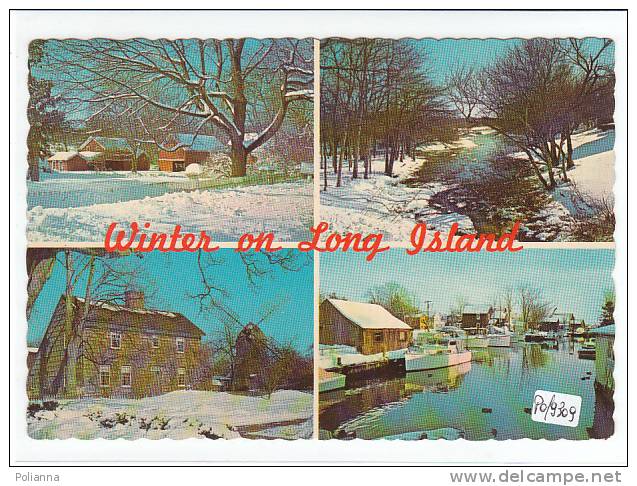 PO9309# NEW YORK - LONG ISLAND - Vedute Invernali  VG 1972 - Long Island