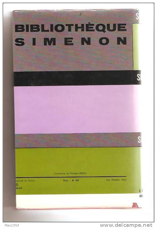 SIMENON - Les Fiançailles De M. Hire / L'âne Rouge / Le Coup De Lune - Bibliohèque Simenon N° 10 - Simenon