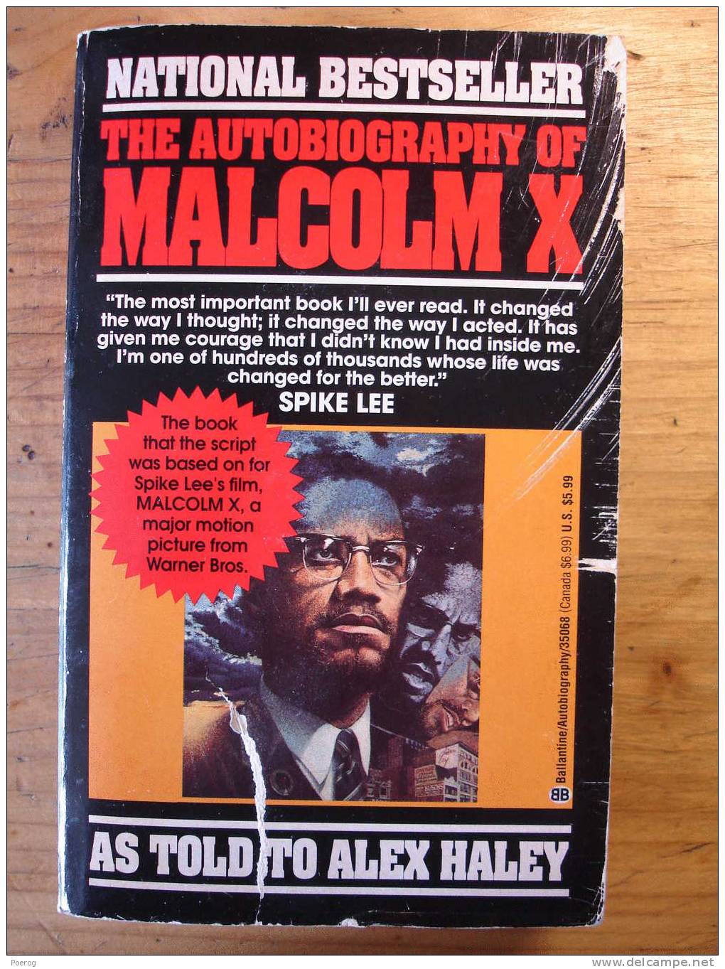 THE AUTOBIOGRAPHY OF MALCOM X - BALLANTINE BOOKS - 1993 - Other & Unclassified