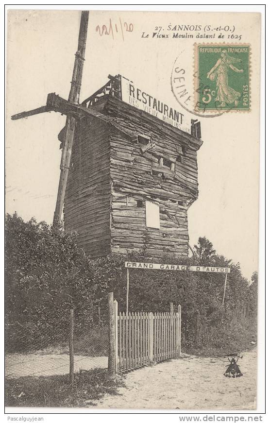 CPA SANNOIS - LE VIEUX MOULIN DATANT DE 1925 - RESTAURANT - Sannois