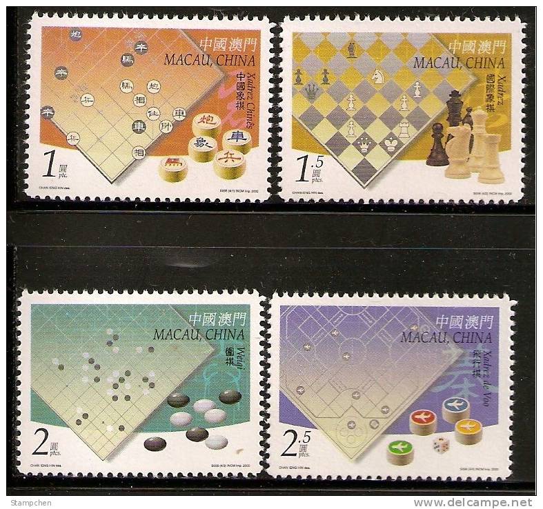 2000 Macau/Macao Stamps - Eastern & Western Chess Weiqi - Ungebraucht