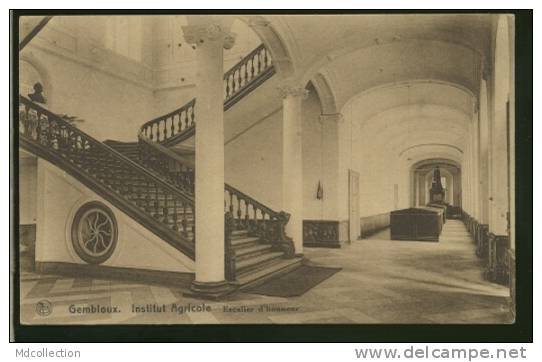 BELGIQUE GEMBLOUX / Institut Agricole, Escalier D'honneur / - Gembloux