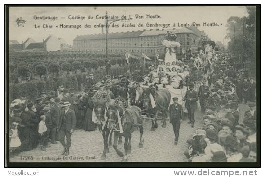 BELGIQUE GENTBRUGGE / Cortège Du Centenaire De L.Van Houtte, Le Char " Hommage Des Enfants Des écoles De Gentbrugge" / - Gent