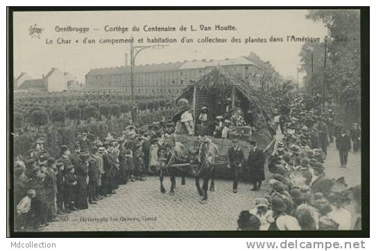 BELGIQUE GENTBRUGGE / Le Char D'un Campement Et Habitation D'un Collecteur Des Plantes Dans L'Amérique Du Sud / - Gent