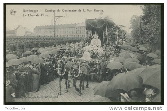 BELGIQUE GENTBRUGGE / Cortège Du Centenaire De L.Van Houtte, Le Char De Flore / - Gent