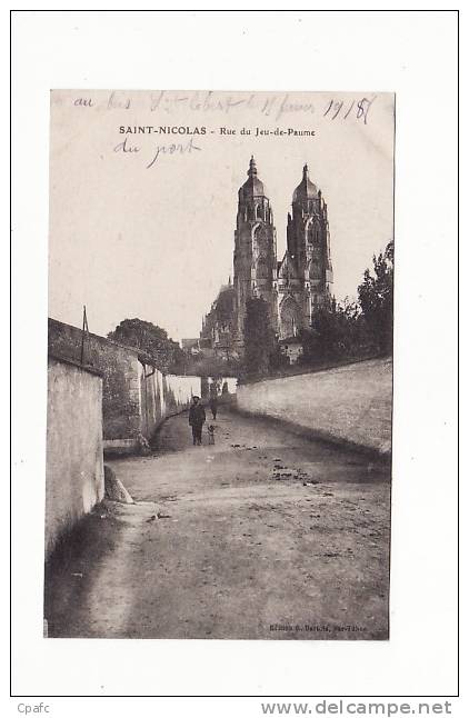 ST NICOLAS VERS 1918 RUE DU JEU DE PAUME - Saint Nicolas De Port