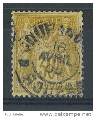 VEND BEAU N° 80 , CACHET J "ROUEN*JOURNAUX PP*" (74) - 1876-1898 Sage (Type II)