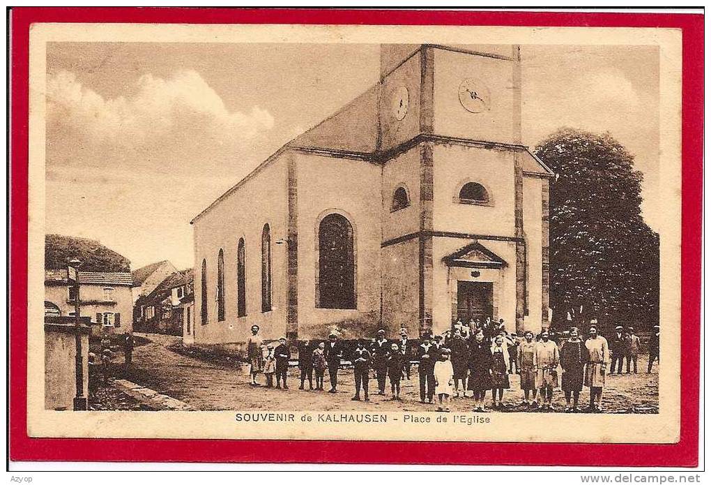 57 - KALHAUSEN - Place De L' église - Autres & Non Classés