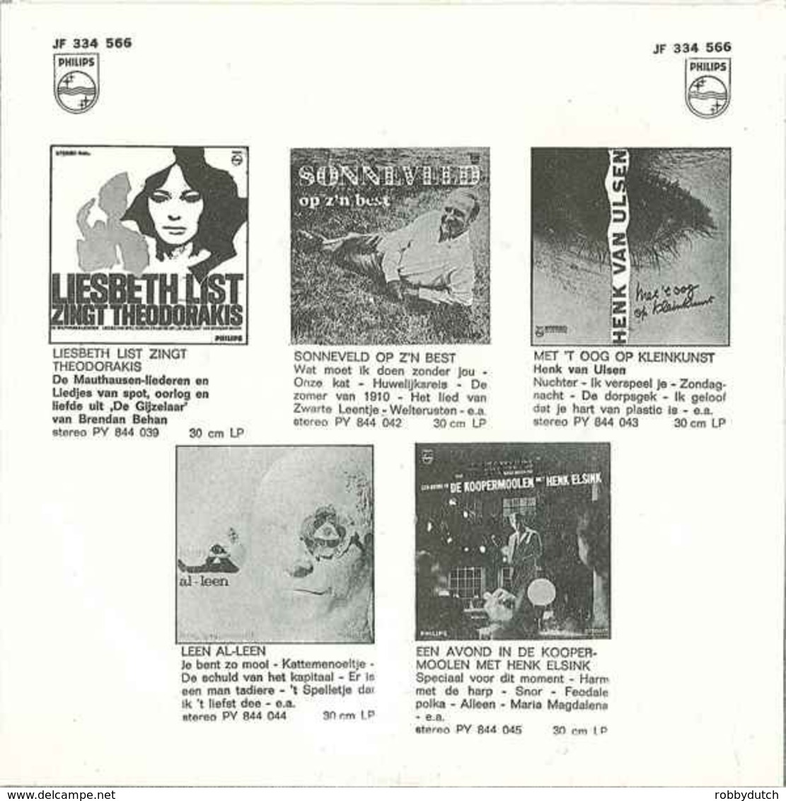 *  7" *  LIESBETH LIST & RAMSES SHAFFY - PASTORALE (Holland 1968 Ex-!!!) - Other - Dutch Music