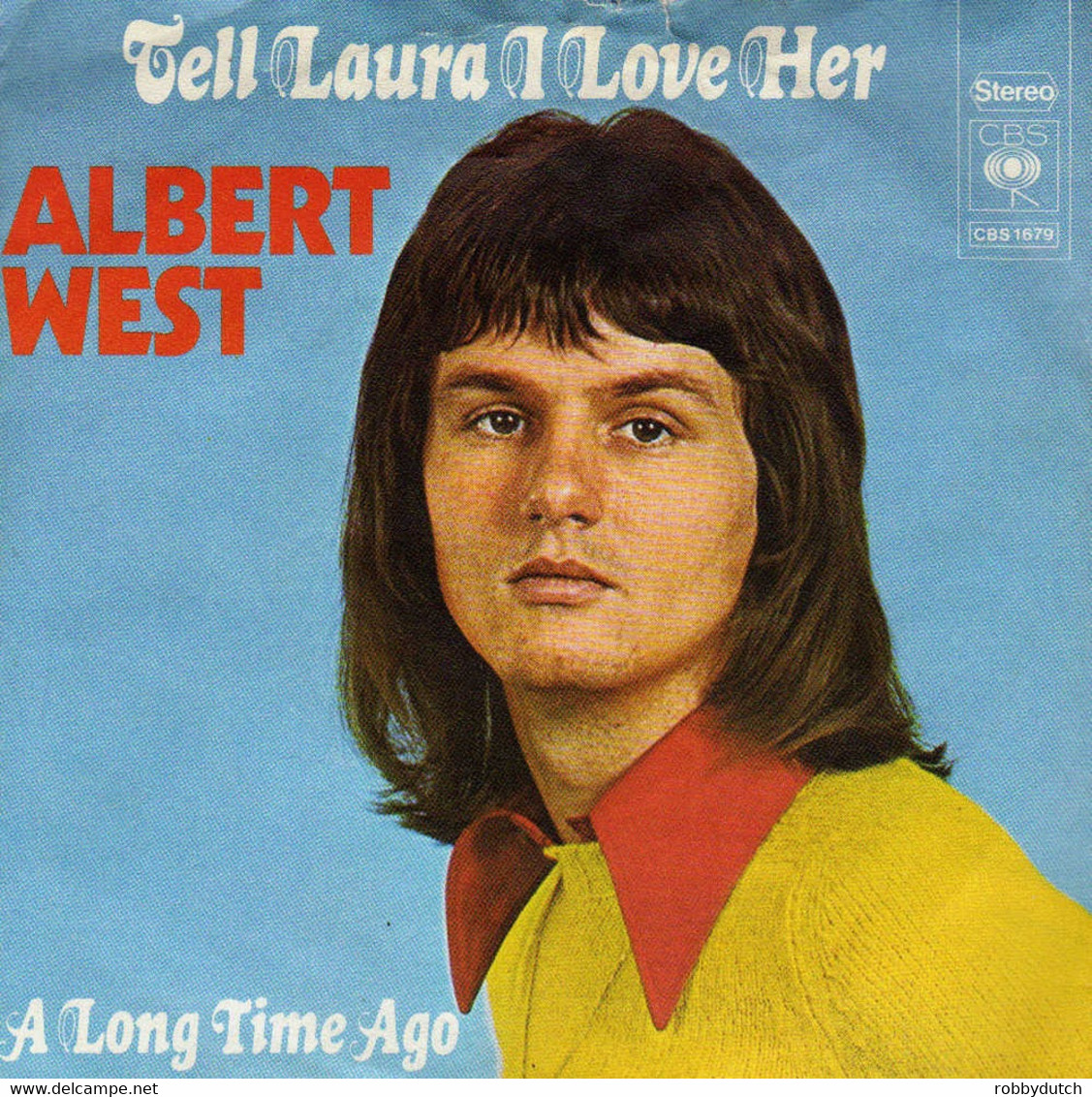 *  7" *  ALBERT WEST - TELL LAURA I LOVE HER (Holland 1973 Ex!!!) - Disco, Pop