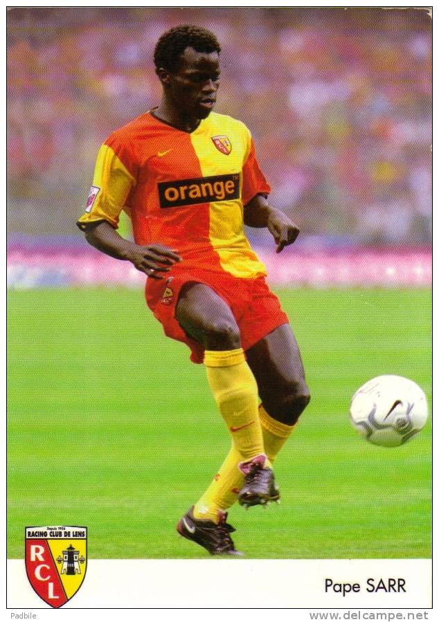 Carte Postale 62 - Lens - Football Pape Sarr Du RCL Très Beau Plan - Lens