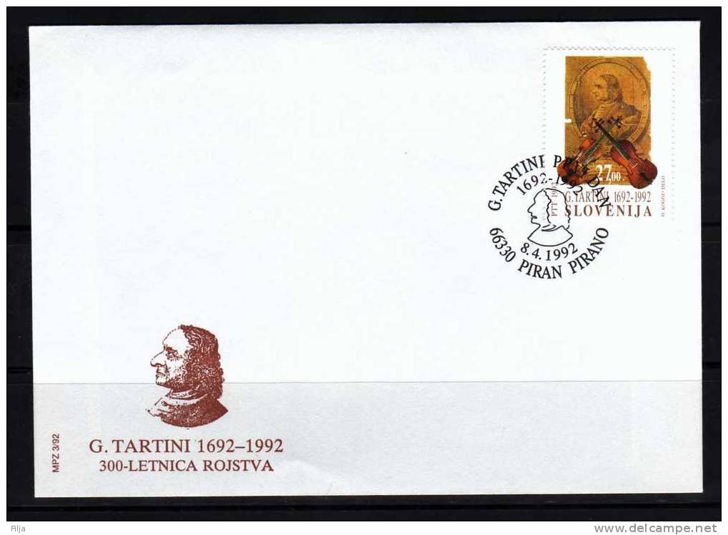 Slovenija 1992 Mi.No.-19 FDC - Slovenië