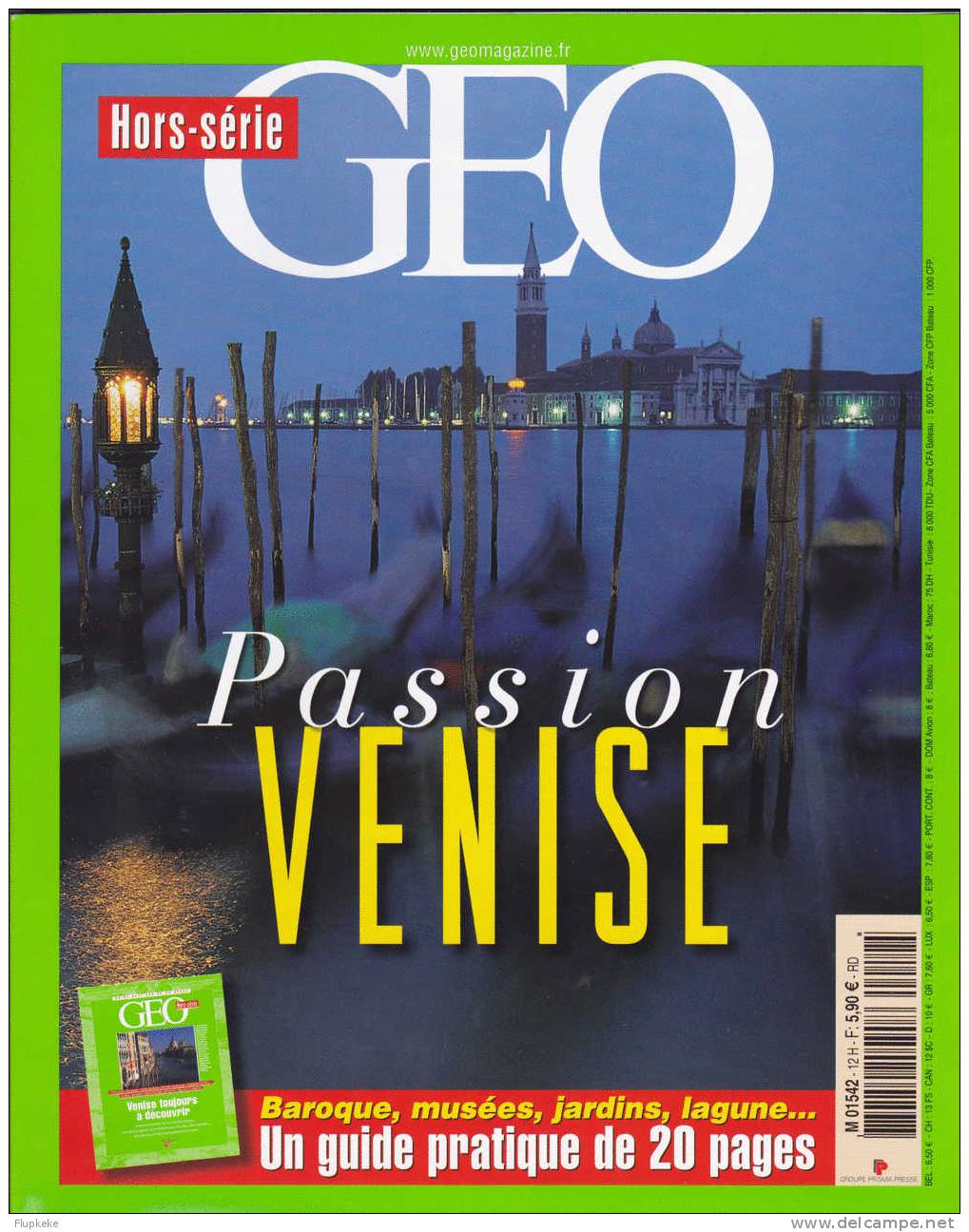 Géo Hs 12 Passion Venise Avec Guide Panoramique - Aardrijkskunde