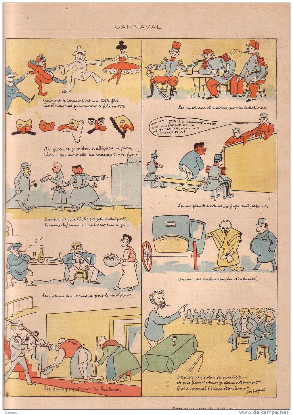 REVUE LE RIRE - FEVRIER 1897 - N° 121 - ADULTERE - CARNAVAL - ILLUSTREE PAR JEANNIOT , DEPAQUIT , ETC ... - Revues Anciennes - Avant 1900