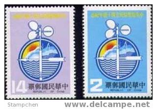 Taiwan 1981 40th Anni Of Weather Bureau Stamps Meteorology Weatherglass Meteorological - Ongebruikt