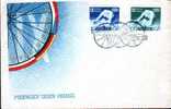 Poland 1956 FDC COVER  With Cycling. - Ciclismo