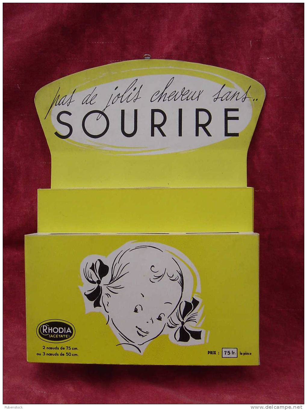 Présentoir Cartonné Pour Les Noeuds "SOURIRE" - Plaques En Carton