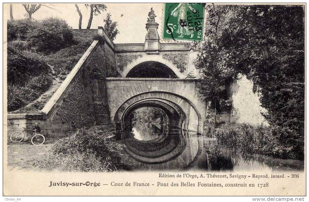 CPA JUVISY-SUR-ORGE 91 - Pont Des Belles Fontaines - Juvisy-sur-Orge