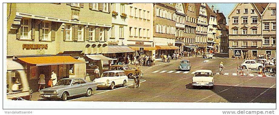 AK 795110 795 Biberach A. D. Riss Marktplatz VW-Käfer Oldtimer Zebrastreifen 23. 4.73 - 11 795 BIBERACH AN DER RISS - Biberach