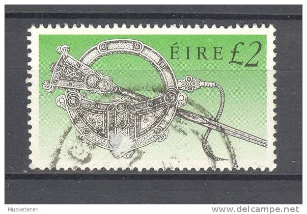 Ireland 1990 Mi. 728 I A I    2 £ Irish National Tresures Broche - Usados