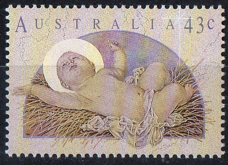 Australia 1991 Christmas 43c Infant MNH - Mint Stamps