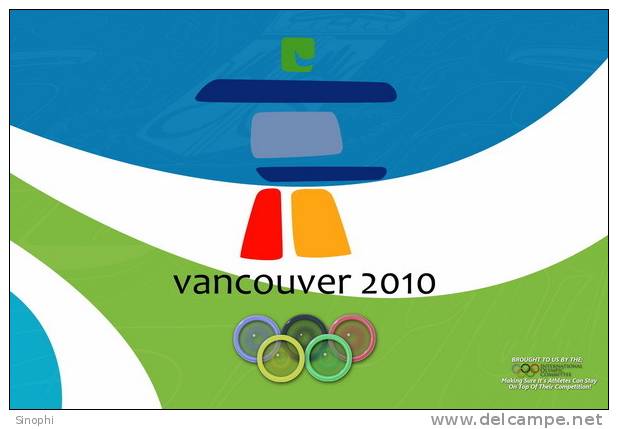 B11-102@       2010 Vancouver Winter Olympic Games  , ( Postal Stationery , Articles Postaux ) - Winter 2010: Vancouver