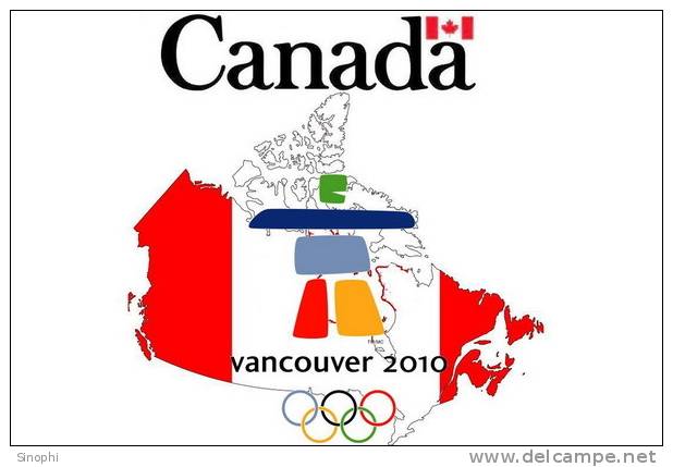 B11-054^^     2010 Vancouver Winter Olympic Games  , ( Postal Stationery , Articles Postaux ) - Winter 2010: Vancouver