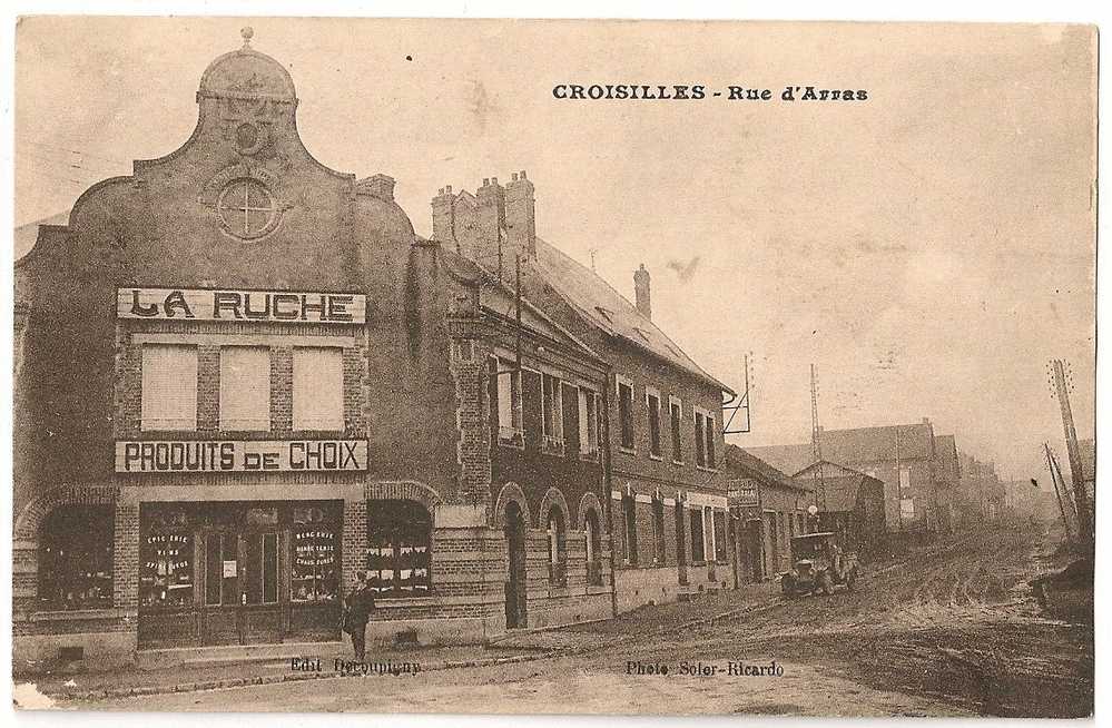 PAS DE CALAIS 62.CROISILLES.RUE D ARRAS - Croisilles