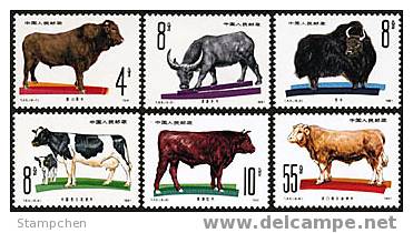 China 1981 T63 Animal Husbandry - Cattle Stamps Ox Fauna Milk Cow - Neufs