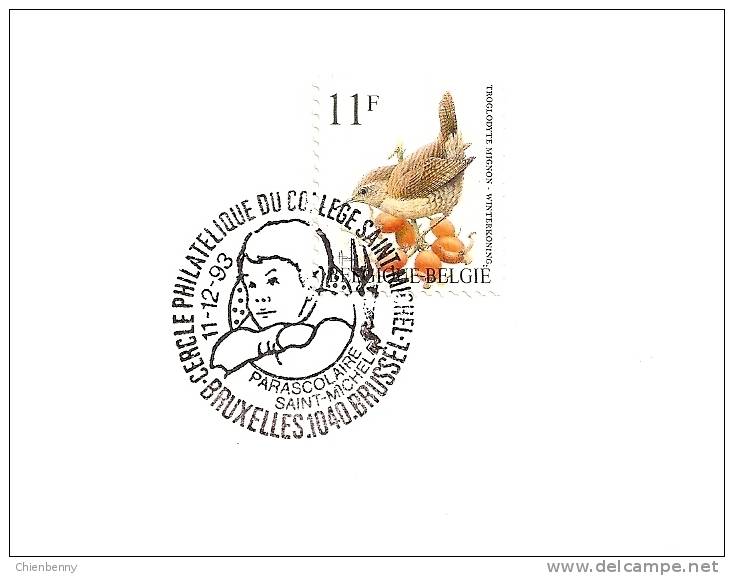 1 Er JOUR- 2449- BRUXELLES .1993 - Storia Postale