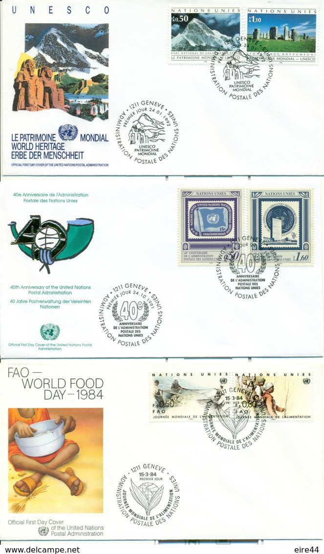 United Nations 1978 - 2002 17 FDC - FDC