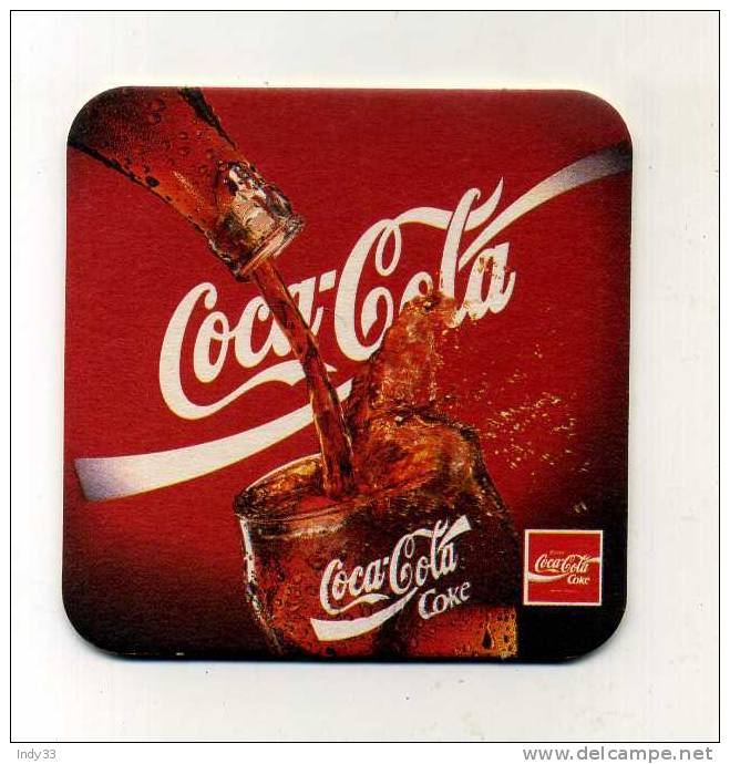 - SOUS-BOCK COCA-COLA . - Untersetzer