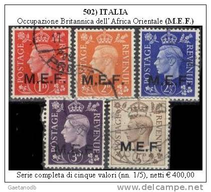 Italia-00502 - Occ. Britanique MEF
