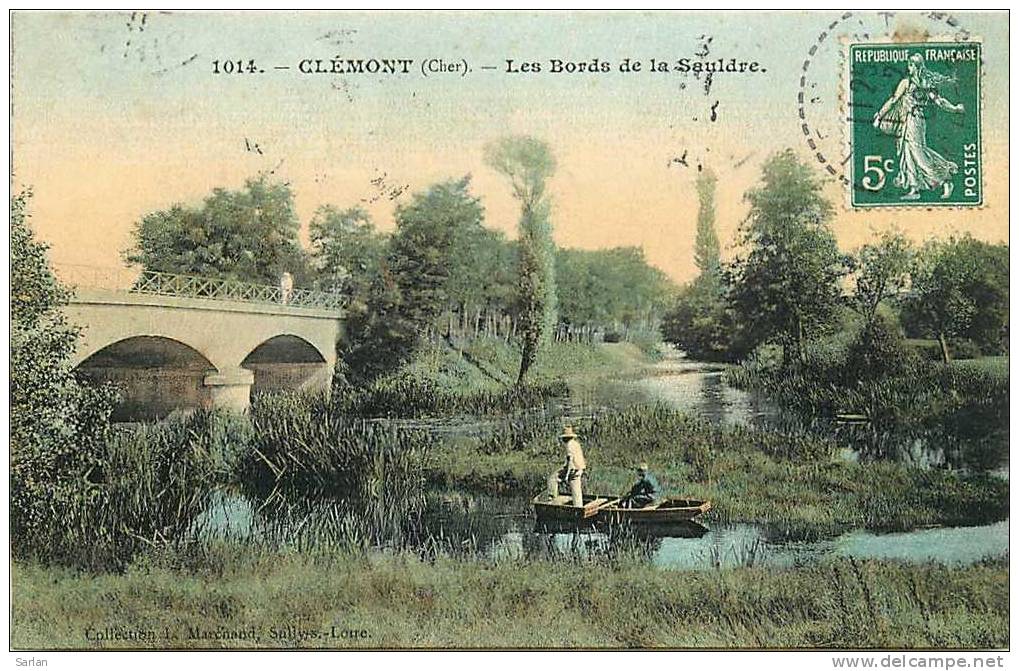 18 , CLEMONT , Les Bords De La Sauldre , *4377 - Clémont