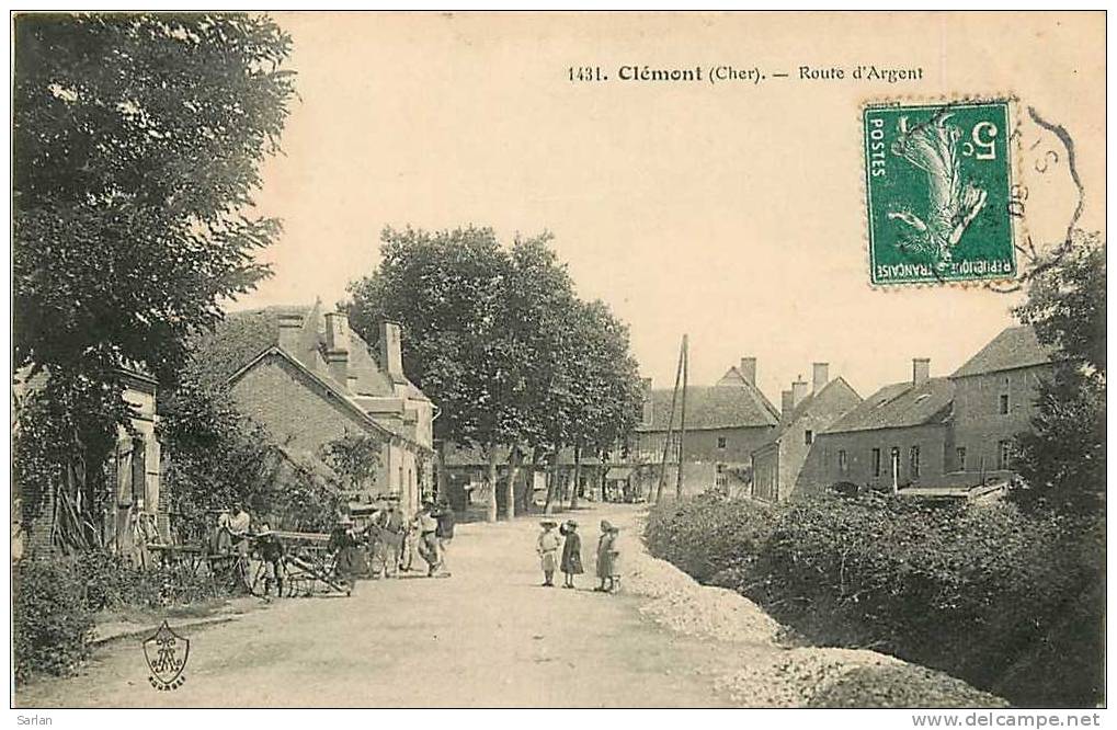 18 , CLEMONT , Route D'Argent , *4379 - Clémont